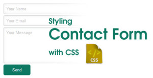 Style a Contact Form with css