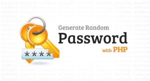 generate random password with php
