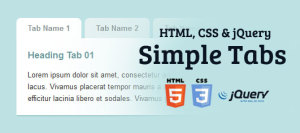 Creating Simple Tabs with HTML, CSS & jQuery