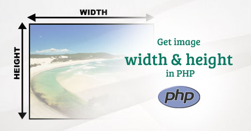 Get image width and height in PHP